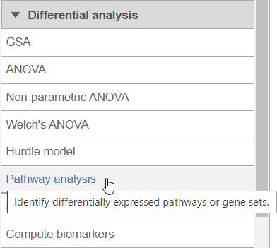 Differential Analysis toolbox